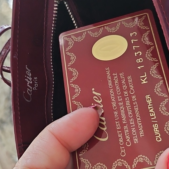 Cartier Burgundy Tote Bag - Picture 14 of 14